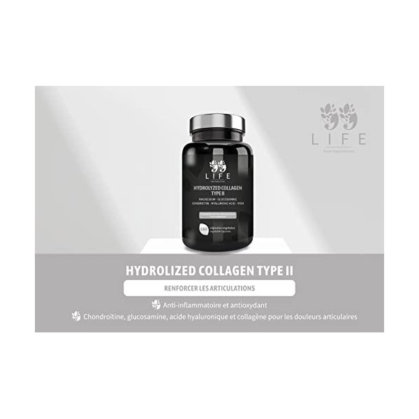 99 Life | Collagène type II | Chondroïtine, Glucosamine, Acide Hyaluronique et Collagène pour les Douleurs Articulaires | Ant