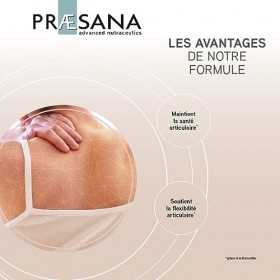 Praesana - Articulations - Confort Articulaire -Complément Alimentaire - 2 Comprimés/jour - Programme 30 jours - Fabrication 