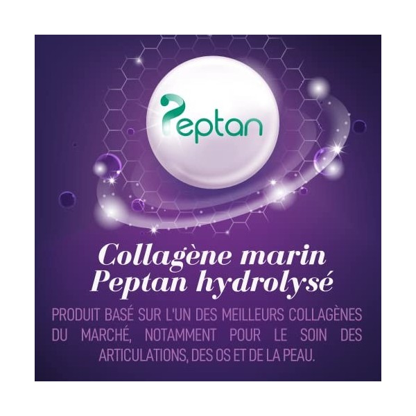 Collagène Marin + Glucosamine + Vitamine C | Formulé pour les femmes | Soulage les douleurs musculaires, articulaires et osse