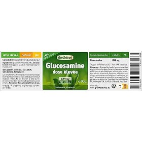 Greenfood Glucosamine, 429 mg, 120 gélules, doses élevées - Sans additifs artificiels, Sans génie génétique non OGM 