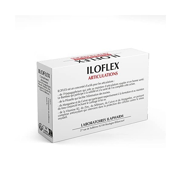 Laboratoires Ilapharm - ILOFLEX - Soulagez vos raideurs articulaires - Boîte de 60 gélules