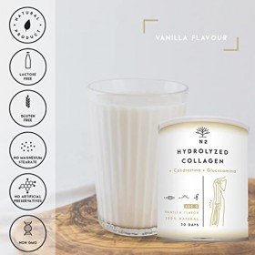 Collagène Hydrolysé Poudre, Chondroïtine, Glucosamine. Puissant Protection Cartilage, Renforcement Articulations, Os, Peau. A