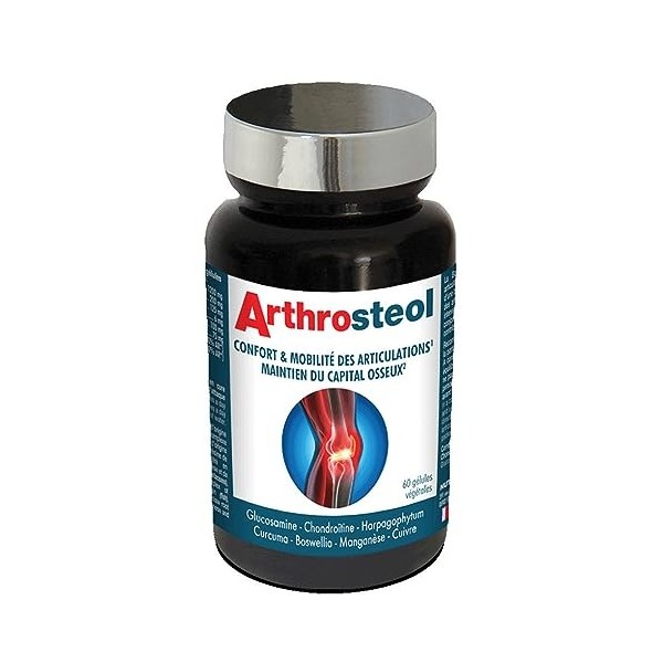 ARTHROSTEOL - Nutriexpert - Souplesse et Mobilité Articulaires - Formule + concentrée - Action renforcée - Gélules végétales