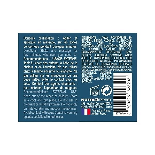 ARTHROSTEOL - Nutriexpert - Souplesse et Mobilité Articulaires - Formule + concentrée - Action renforcée - Gélules végétales