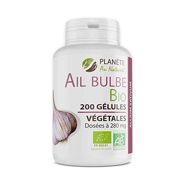 Ail Bio 280mg - 200 gélules végétales