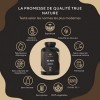 Ail Noir Fermenté Bio - 270 Gélules à 750mg - Extrait 15:1 avec 14,89% Polyphénols et SAC S-Allylcystéine - Fermenté et ino