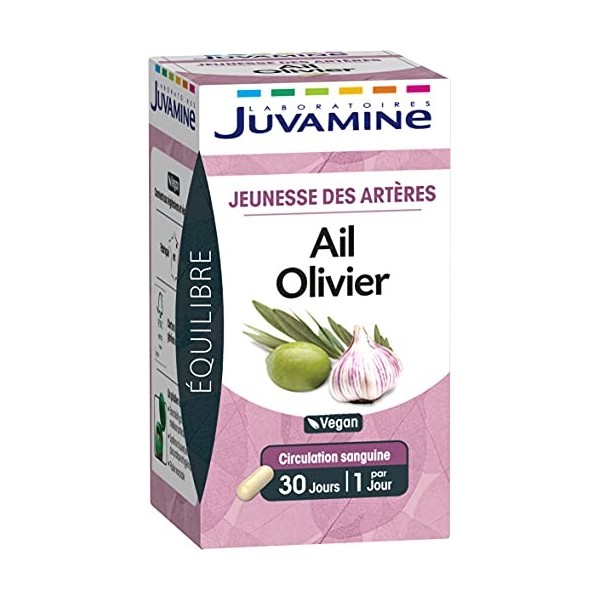 JUVAMINE Ail Olivier Jeunesse des Artères Equilibre 30 Gélules