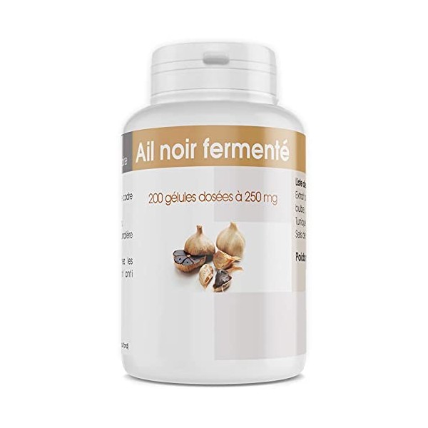 Ail Noir Fermenté - 250mg - 200 gélules - Allium sativum L.