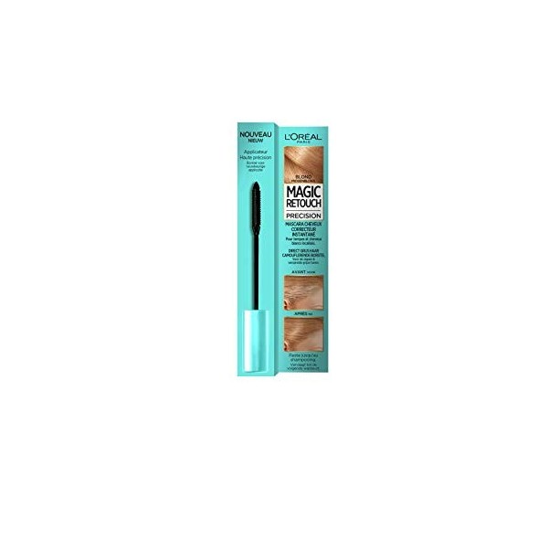 LOréal Paris Mascara Précision Correcteur de Cheveux Blancs, Magic Retouch, Noir, 8 ml Mascara