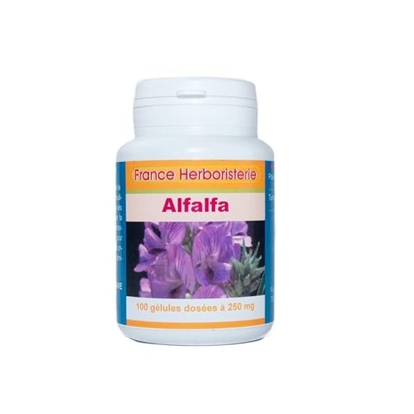GELULES ALFALFA dosées à 250 mg 100 gélules.