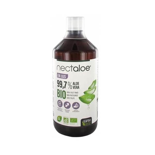 Santé Verte Nectaloe Aloe Vera 99,7% en Jus Bio 1 L