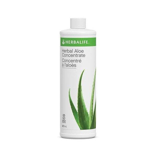 Herbalife Herbal Aloe Drink Concentrate – Pint dorigine – Prend en charge le nettoyage interne et les soothes du système dig
