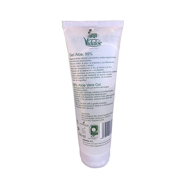 Vidaloe Aloe Vera Gel 99% 250ml x 3