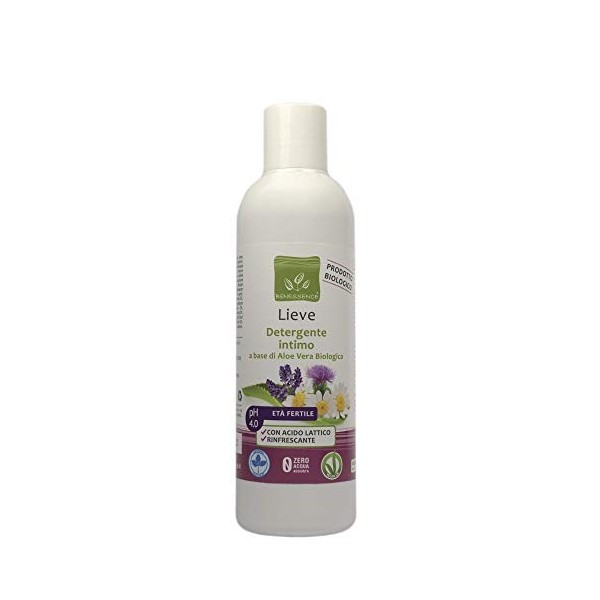 Benessence - Lieve: Nettoyant intime à laloe vera bio - âge de procréer - 250mL