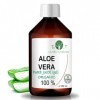 BIO Aloe Vera Pure Liquid : Production de cosmétiques maison. Soins de la peau et des cheveux. 6x + Hydratant. Anti-âge, Aprè