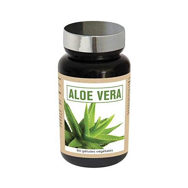 NUTRIEXPERT Aloe Vera - Favorise le Confort Digestif 100% Extrait de Suc dAloe Vera - Soutient la Santé Gastro-intestinale -