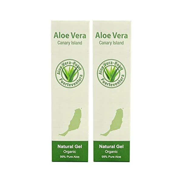 Aloe Vera Point Gel Naturel Bio 99% Aloe Vera 250ml - 2 unités