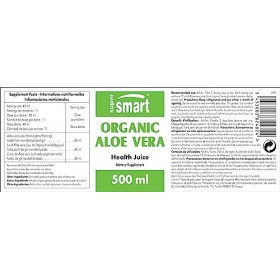 Jus dAloe Vera BIO 500ml - Réduction de la Fatigue - Aide à Préserver une Belle Peau - Renforce le Système Immunitaire - Act