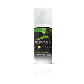 Atlantia Aloe Mens Ultra-Comfort Aloe Vera Aftershave Gel, Calms & Soothes the Skin After Shaving, Based on Lysine & Aloe Ver