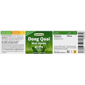 Greenfood Dong Quai, 400 mg, extrait à dose élevée 10:1 , 120 gélules - SANS additifs artificiels, sans génie génétique. Veg