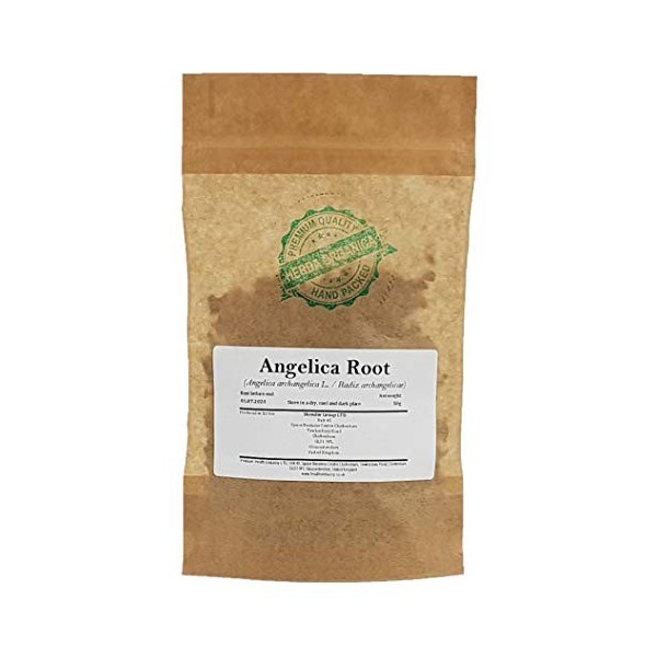 Angélique Racine/Angelica Archangelica L/Angelica Root Herba Organica Angélique Vraie, Angélique Officinale 50g 