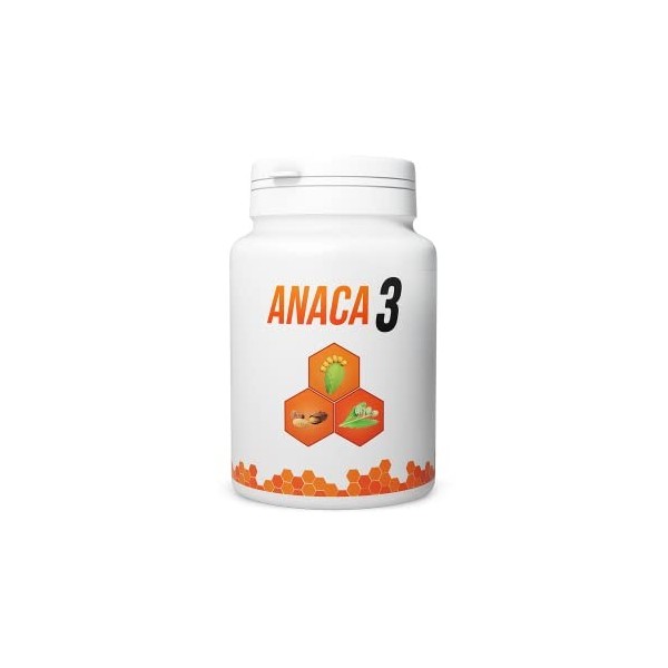 ANACA 3+ - Perte De Poids - Complément Alimentaire - Aide À Brûler Les Graisses 4 - Plantes, Curcumine & Minéraux - Programm
