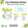 Infusion Détox 10 Bio • Détoxinant Foie & Intestin • Huiles essentielles Menthe Poivrée & Citron • Issue de l’agriculture Bio