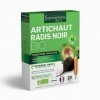 Santarome Bio - Artichaut Bio Radis Noir Bio - Complément alimentaire foie et digestion - Digestion facilitée - Fortement dos