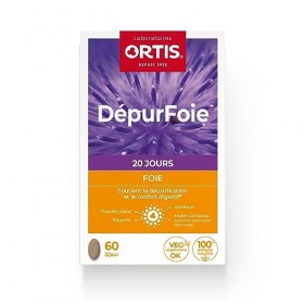 Ortis Laboratoires Depurfoie 60 Comprimés, Foie, Artichaut, Pissenlit