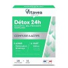 Vitavea - Complément alimentaire Détox 24h Jour & Nuit - Elimination Digestion Drainage - Sureau Chlorella Curcuma Bouleau Qu