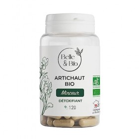 DETOXIFIANT & CURE MINCEUR - Artichaut Bio certifié Ecocert - Pilulier de 120 gélules - Cure 2 mois - Complément Alimentaire 
