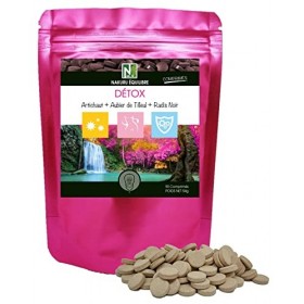 NAKURU | Détox - Artichaut + Aubier de Tilleul + Radis Noir | NAKURU Équilibre | Fabriqué en France | 90 Comprimés de 600mg 