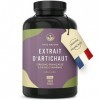 Artichaut française - 360 gélules - Haute dose: 7200mg par gélule 60mg cynarine pour jours – Véritable extrait dartichaut 