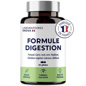 FORMULE DIGESTION | Fenouil, Carvi, Anis vert, Réglisse, Charbon, Mélisse | Digestion, Transit intestinal, Constipation adult