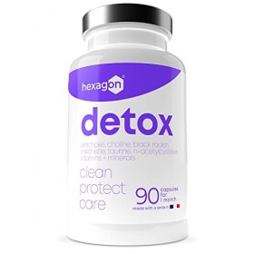 DETOX - Artichaut, Chardon Marie, Radis Noir - Draineur et Elimination - Avec NAC N-Acetyl-Cysteine - Detox Foie Puissant et 