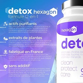 DETOX - Artichaut, Chardon Marie, Radis Noir - Draineur et Elimination - Avec NAC N-Acetyl-Cysteine - Detox Foie Puissant et 