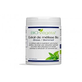 Mélisse Bio Extrait pour Calme Bien-Être Relaxation et Sommeil - Complément Alimentaire Naturel et Végétal - Anti Stress - Ex