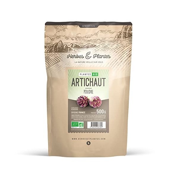 Artichaut Bio Feuille - 500 gr de poudre