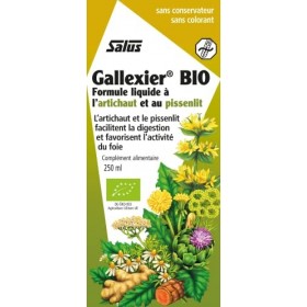 Salus Gallexier Bio - Complément Alimentaire Liquide à Base de Pissenlit et dArtichaut et 12 Extraits Végétaux - Facilite la