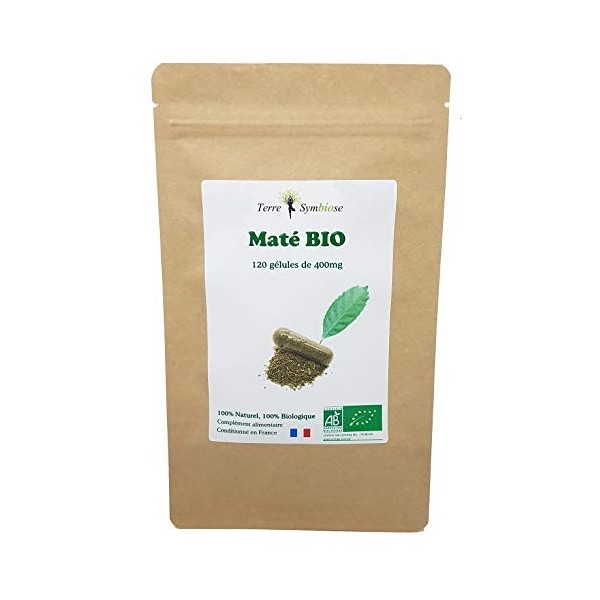 Maté Bio - 120 gélules de 400 mg