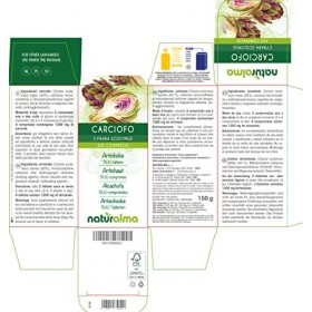 Artichaut Cynara scolymus feuilles Naturalma | 150 g | 300 comprimés de 500 mg | Complément alimentaire | Naturel et Végéta