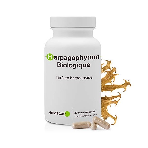 HARPAGOPHYTUM BIOLOGIQUE * 400 mg / 120 gélules * Articulations inflammation , Digestion foie , Muscles et Squelettes, Perf