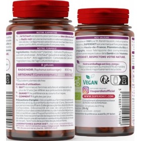 SUPER DIET : Radis Noir et Artichaut Bio gélule