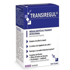 INELDEA SANTE NATURELLE - Transiregul- Complément alimentaire aux extraits de plantes - Contribue à la régularité des selles 