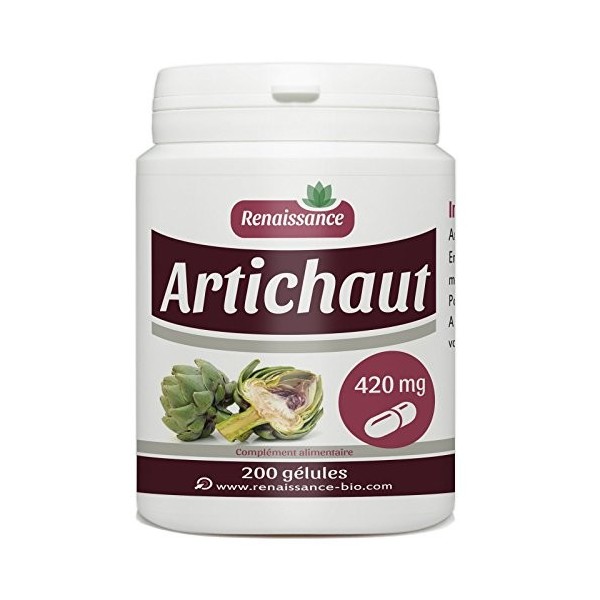 Artichaut - 420 mg - 200 gélules