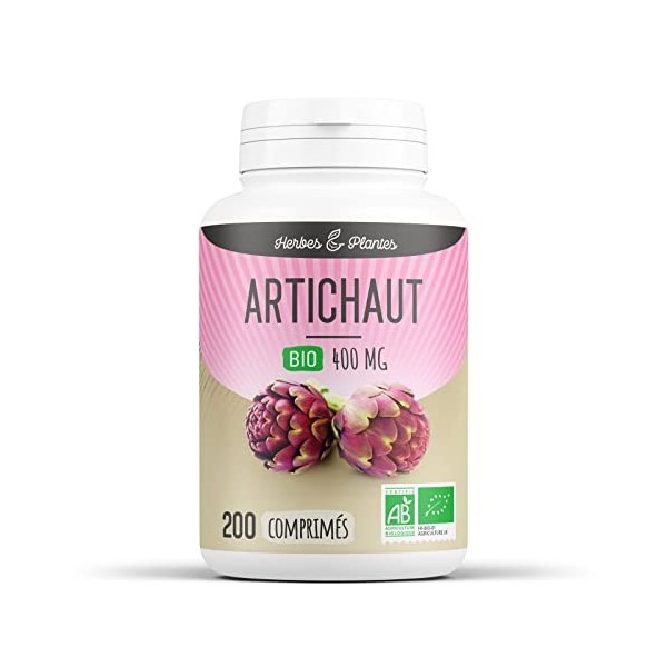 Herbes Et Plantes Artichaut Bio 200 Comprimés 400 mg
