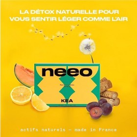 NEEO | Complément Digestion & Détox | Élimine les Ballonnements | Formule Riche en Actifs Naturels Cliniquement Prouvés | Fab