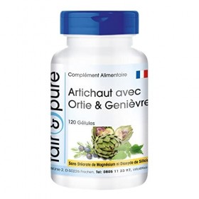 Fair & Pure® - Artichaut à lortie et au genièvre - 120 gélules véganes