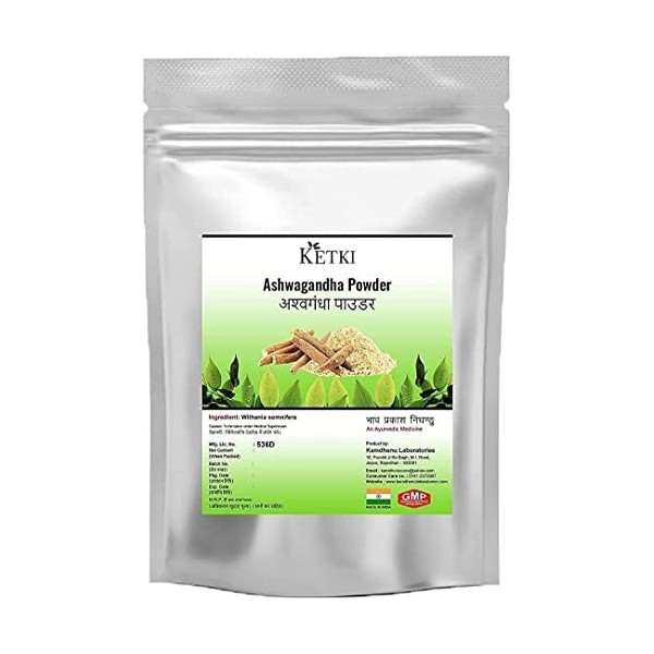 CROV Ketki Ashwagandha Poudre 250 g Withania somnifera 