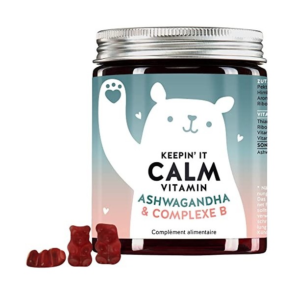 Ashwagandha oursons gélifiés | avec Premium Ashwagandha 150mg | Complexe de vitamines B pour le fonctionnement normal du syst